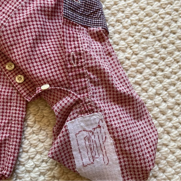 Mens Paul Smith red & white checkered shirt - Picture 15 of 15